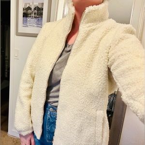LOFT. COZY SHERLING JACKET. WOMEN’S M.